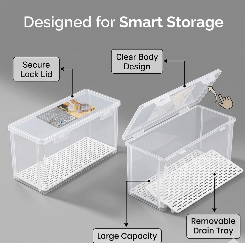 Premium Clear Bread & Bakery Storage Box