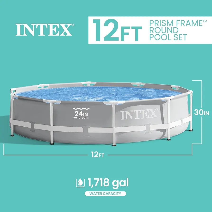 Intex Prism Frame™ Round Above Ground Pool Set