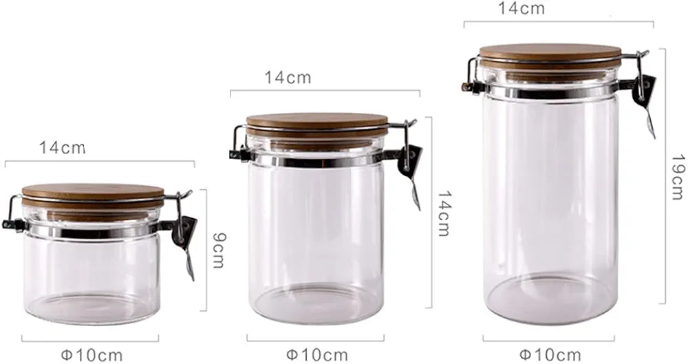 Premium Airtight Glass Storage Jar