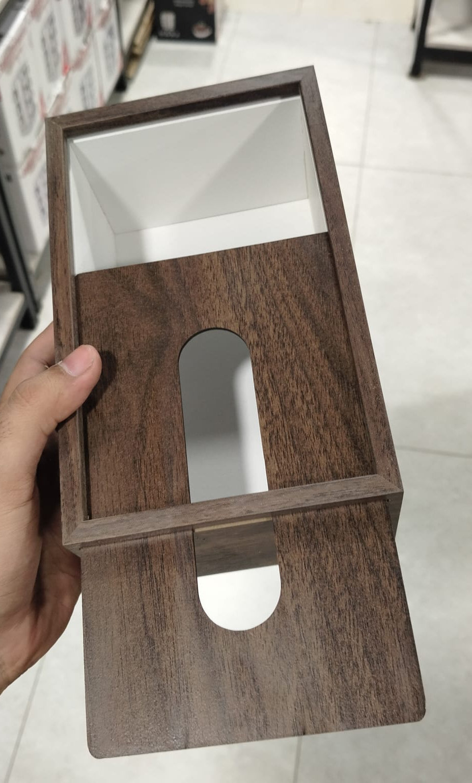 Wooden Tissue Box Cover - My Store