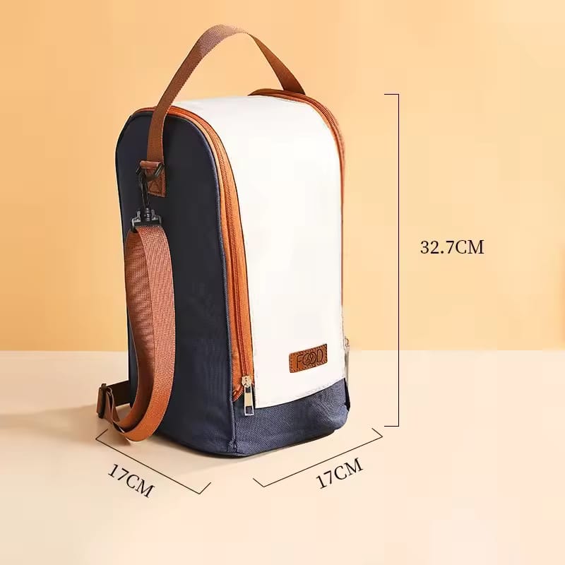 Heavy-Duty Stainless Steel Stackable Lunch Box with Thermal bag
