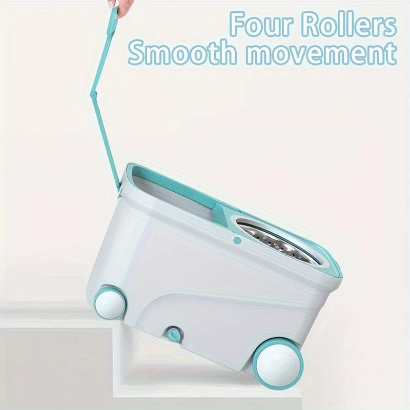 Spin Mop Bucket With Wheels -Premium Quality - My Store