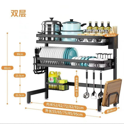Double Layer Over The Sink Rack - My Store