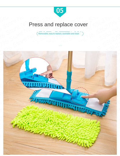 Telescopic Microfiber Flat Mop - My Store