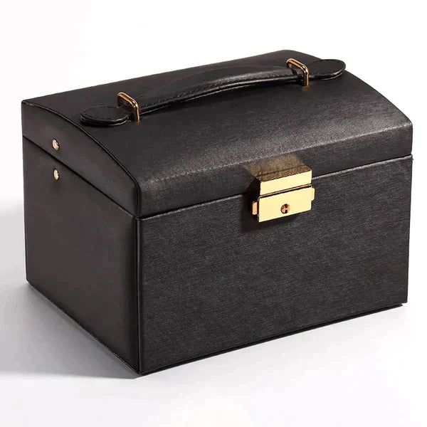 3Layer Leather Jewelry Box - My Store