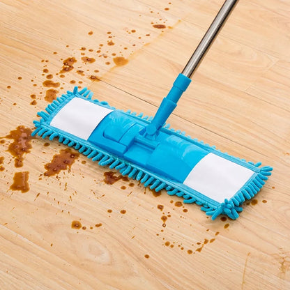 Telescopic Microfiber Flat Mop - My Store