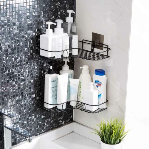 Metal Wall-Mounted Corner Shelf - My Store