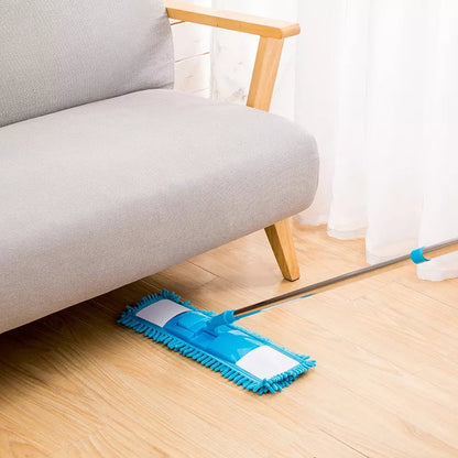 Telescopic Microfiber Flat Mop - My Store