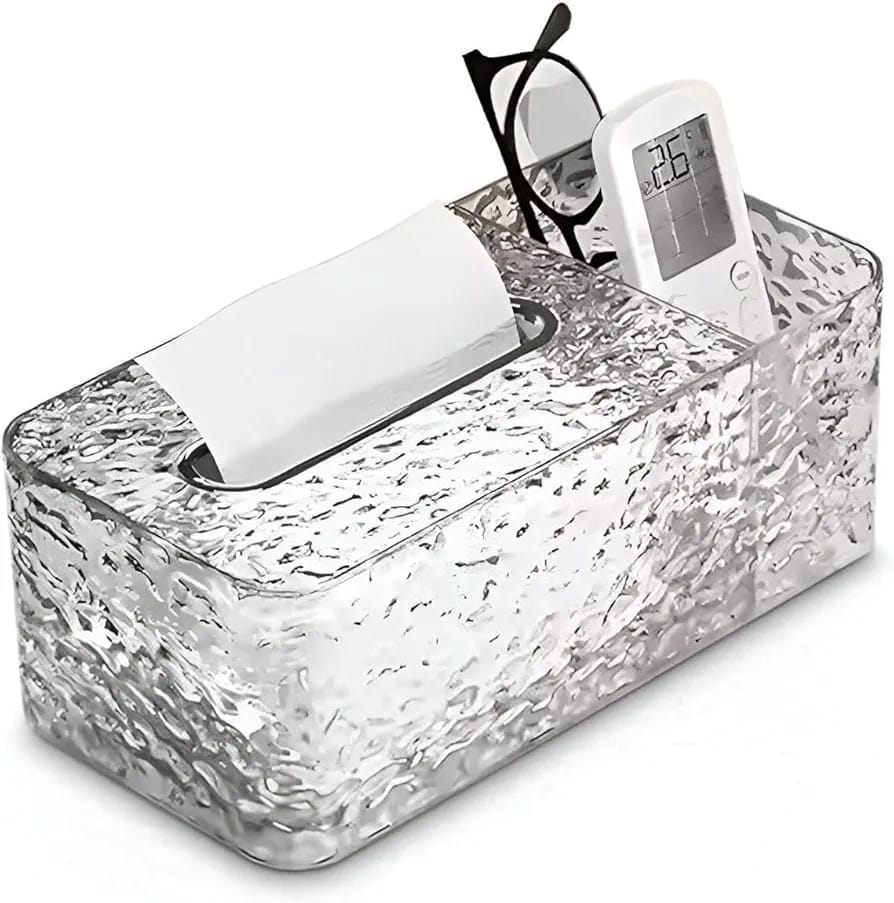 Light Luxury Multi-Function Tissue Box with Storage Drawer