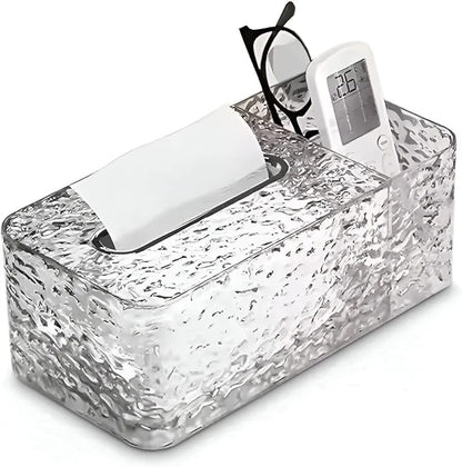 Light Luxury Multi-Function Tissue Box with Storage Drawer