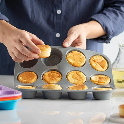 12-Hole Silicone Baking Tray