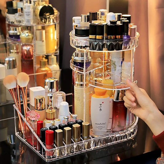 2in1 360° Rotating Cosmetic Organizer - My Store