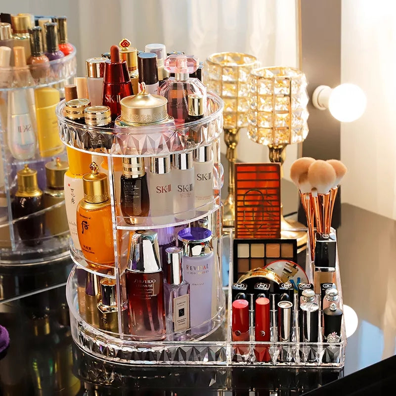 2in1 360° Rotating Cosmetic Organizer - My Store