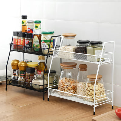 2-Layer Metal Storage Stand - My Store