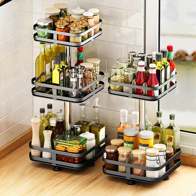 Rotatable Metal Storage Rack - My Store