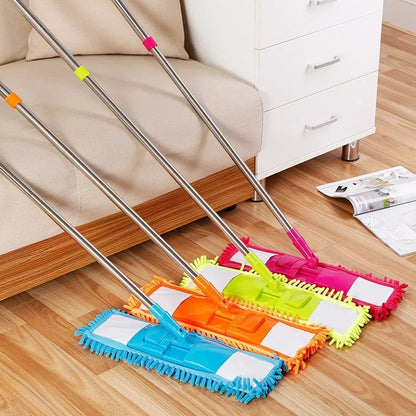 Telescopic Microfiber Flat Mop - My Store