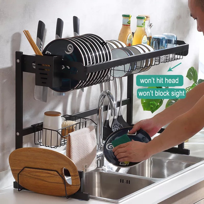 Over The Sink Dishes Rack