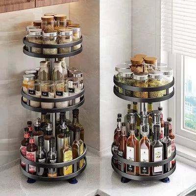 Rotatable Metal Storage Rack - My Store