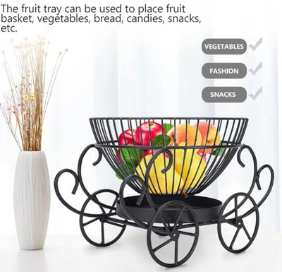 2 Tier Decorative Fruit Basket - My Store