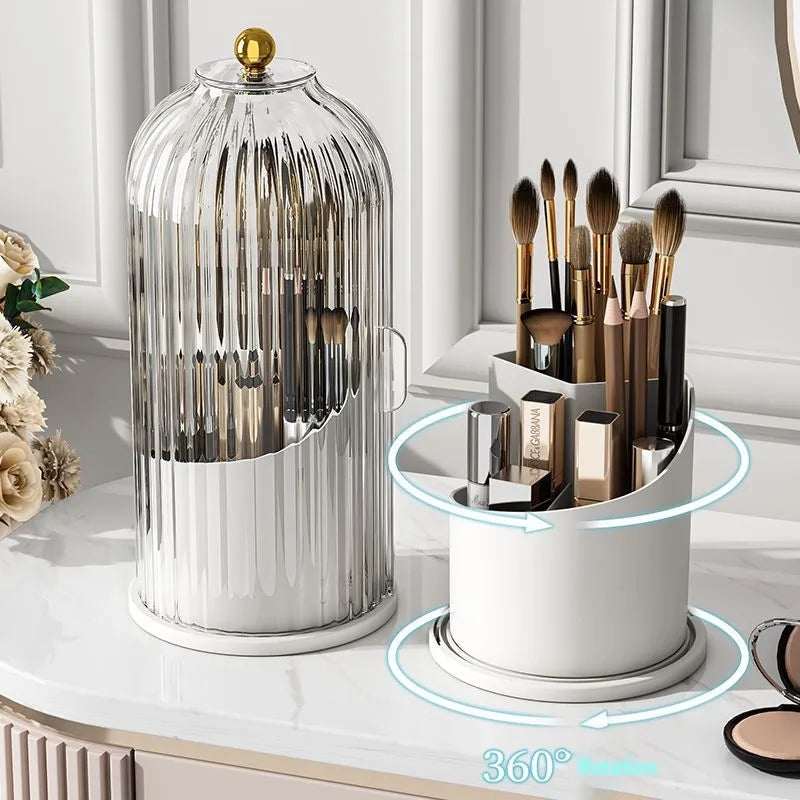 Luxury 360° Rotating Makeup Brush Organizer - My Store