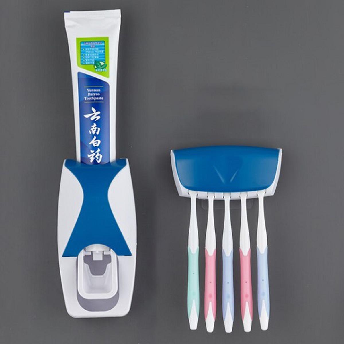 Automatic Toothpaste Dispenser & Toothbrush Holder Set - My Store