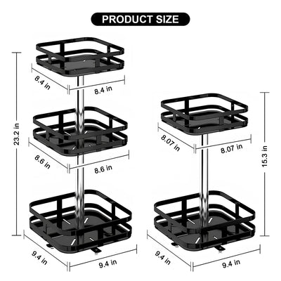 Rotatable Metal Storage Rack - My Store