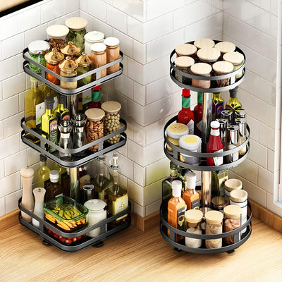 Rotatable Metal Storage Rack - My Store