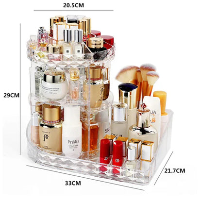 2in1 360° Rotating Cosmetic Organizer - My Store