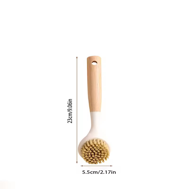 Long Handle Pan Pot Brush – Eco-Friendly Kitchen Cleaning Tool