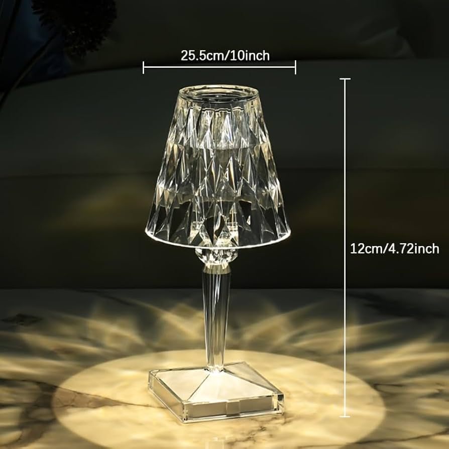 Crystal Diamond Table Lamp