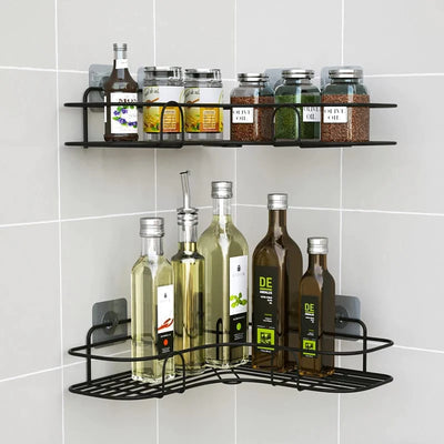 Metal Wall-Mounted Corner Shelf - My Store
