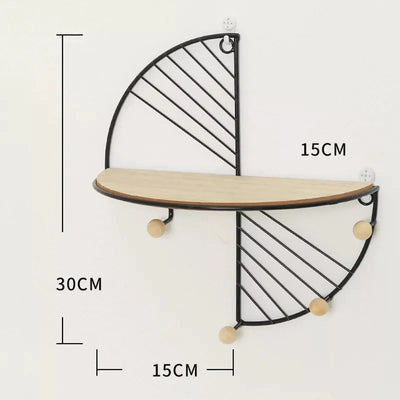 Metal Wall Mounted Creative Storage Shelf - My Store