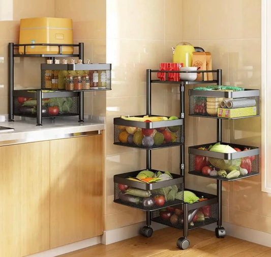 Rolling Mesh Storage Cart (5 layers) - My Store