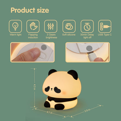 Silicone Panda Lamp