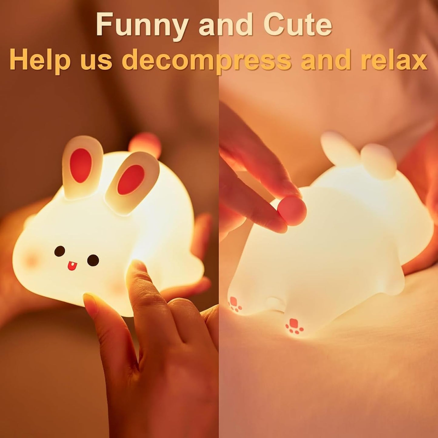 Silicone Rabbit Lamp
