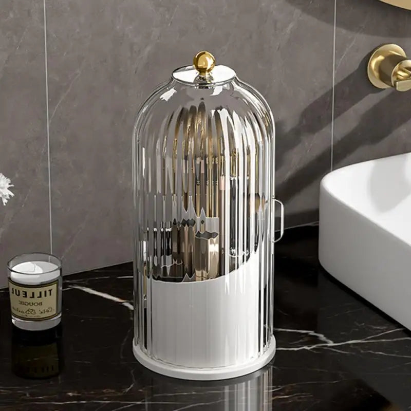 Luxury 360° Rotating Makeup Brush Organizer - My Store
