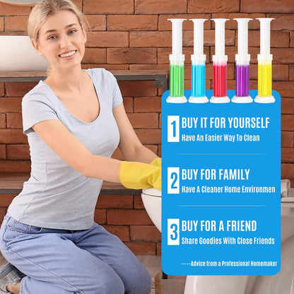 Toilet jell injection