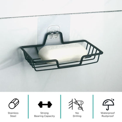 Metal Soap Tray with Stick-on - My Store