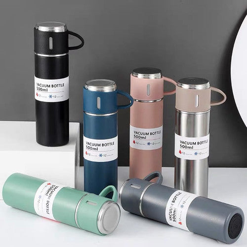 Vacuum Bottle and Mug Set
