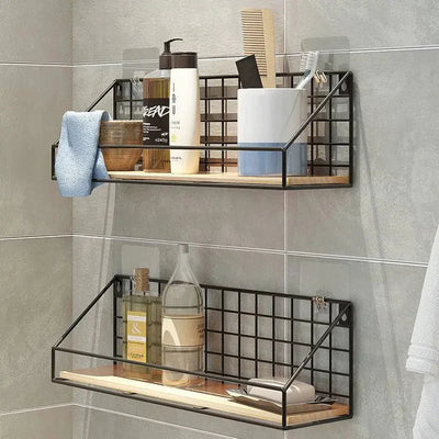 Checks and Boxes Wall Storage Shelf - My Store