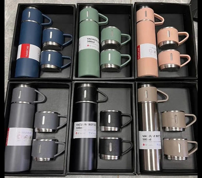 Vacuum Bottle and Mug Set