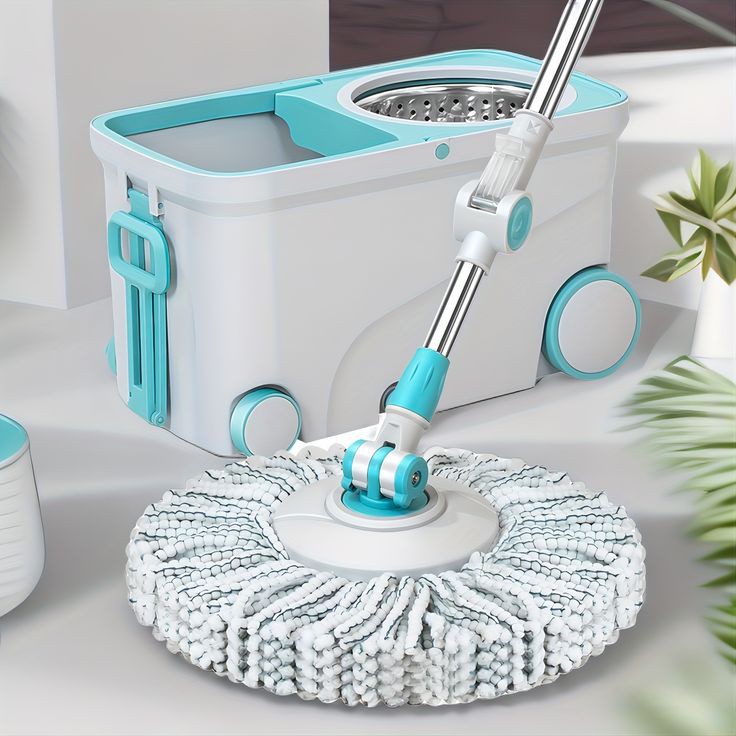 Spin Mop Bucket With Wheels -Premium Quality - My Store