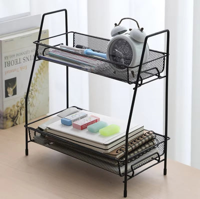 2-Layer Metal Storage Stand - My Store
