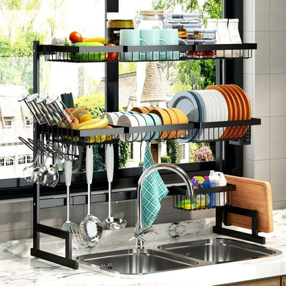 Double Layer Over The Sink Rack - My Store