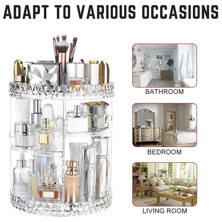 360 Rotating Cosmetic Organizer