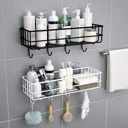 Iron Wall Mounted Shelf With Hook - My Store