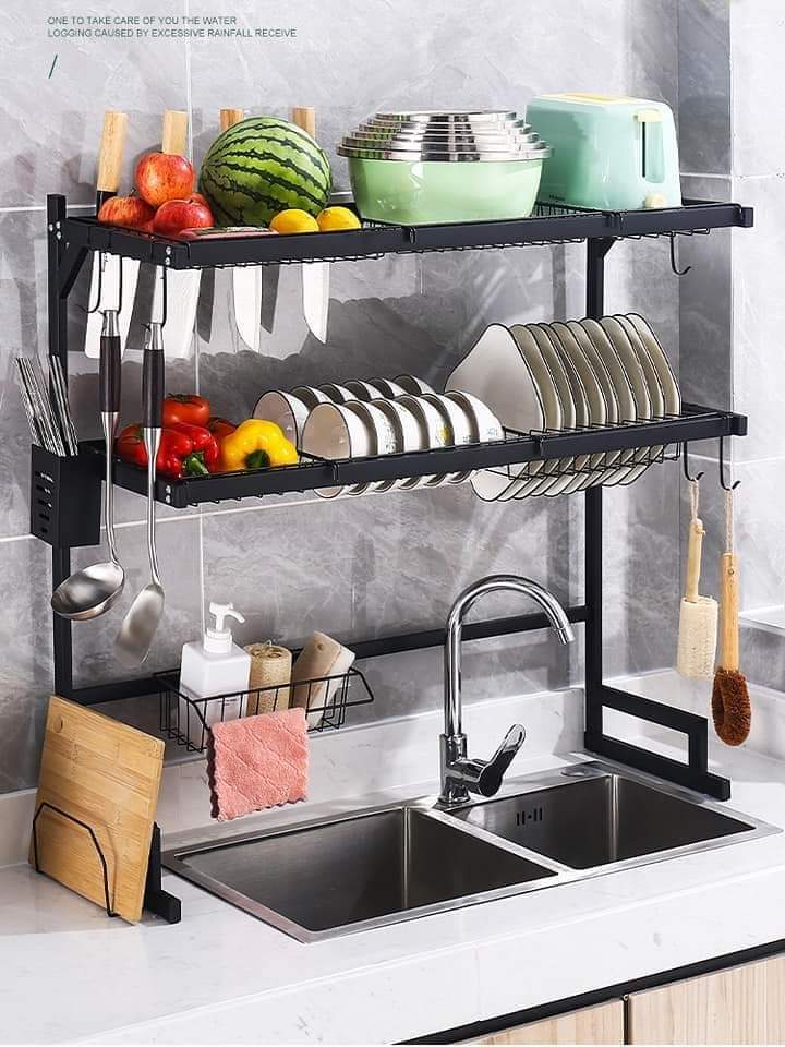 Double Layer Over The Sink Rack - My Store