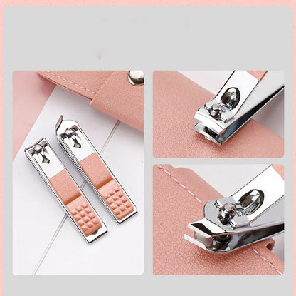 7in1 Nail Kit Leather Pouch - My Store