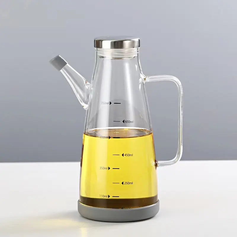 Oil Glass Jug With Lid - 750ml - My Store