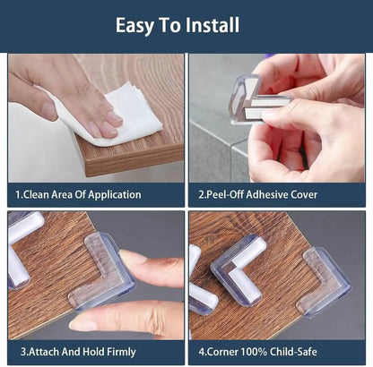 Rubber Table Corner - 4pc Set - My Store